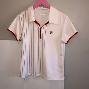 White sport polo medium